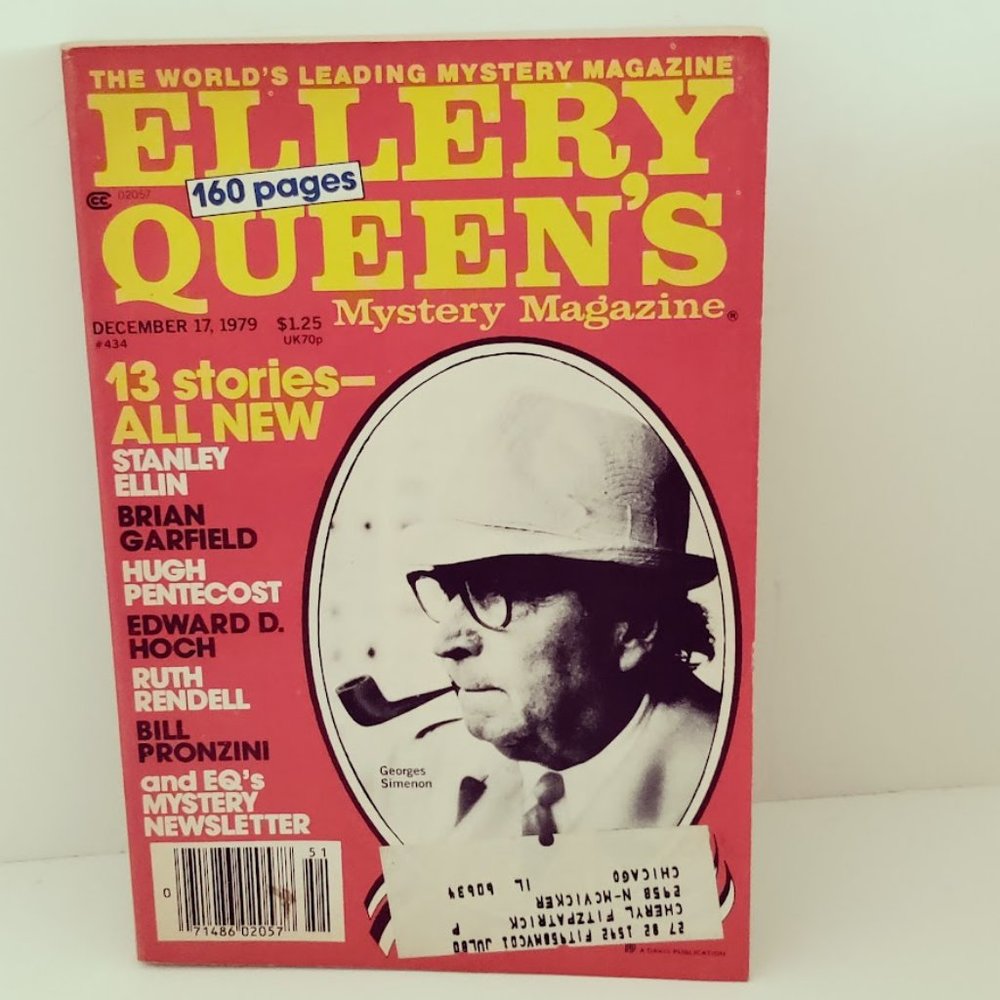 Ellery Queens Mystery Magazine December 17,1979 Paperback Book
